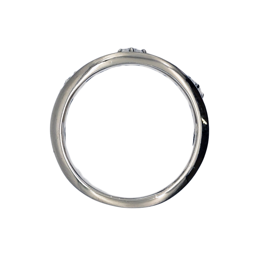 THREE CROSS CRYSTAL RING #18