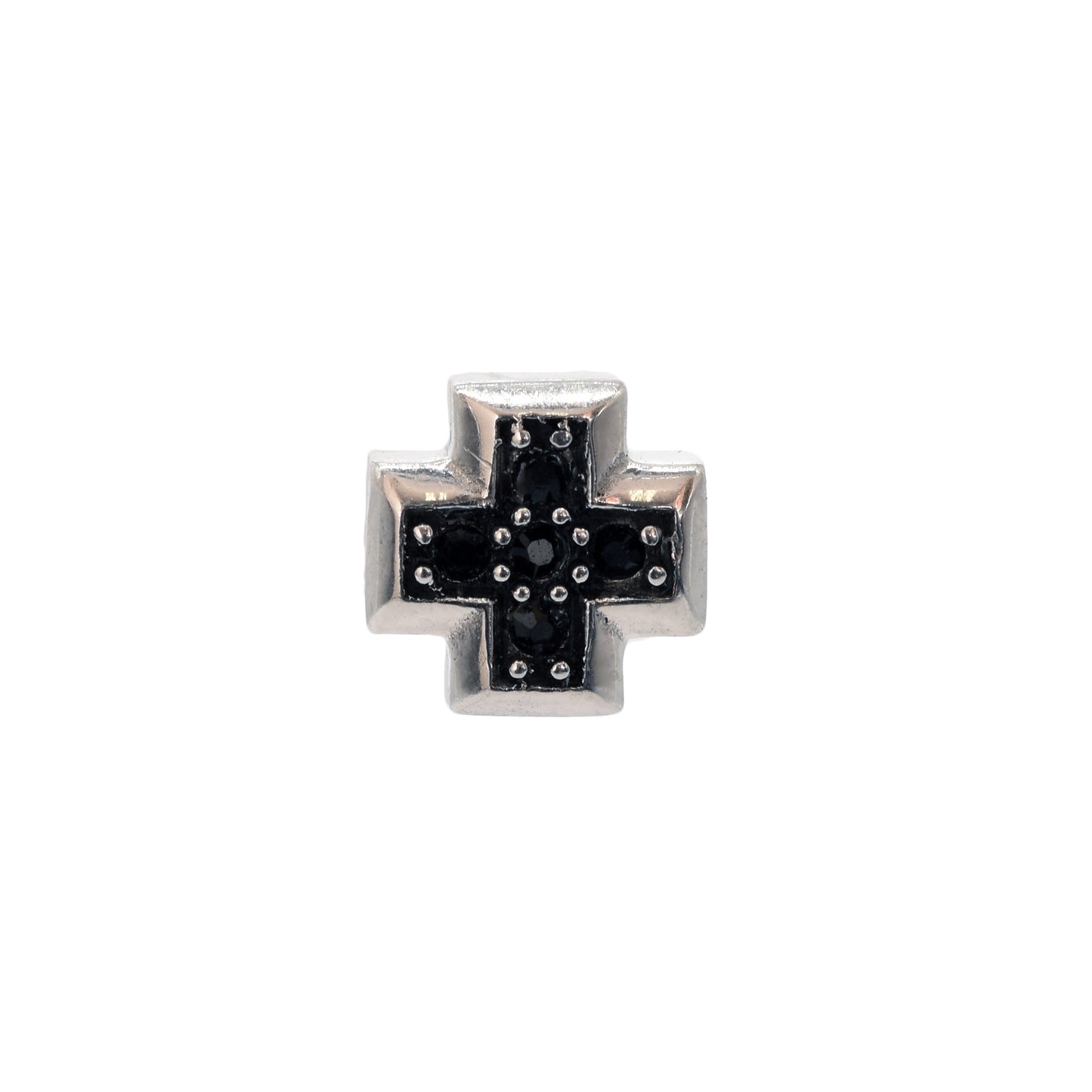 MAT CROSS STONES PIERCE/BKCRY SV