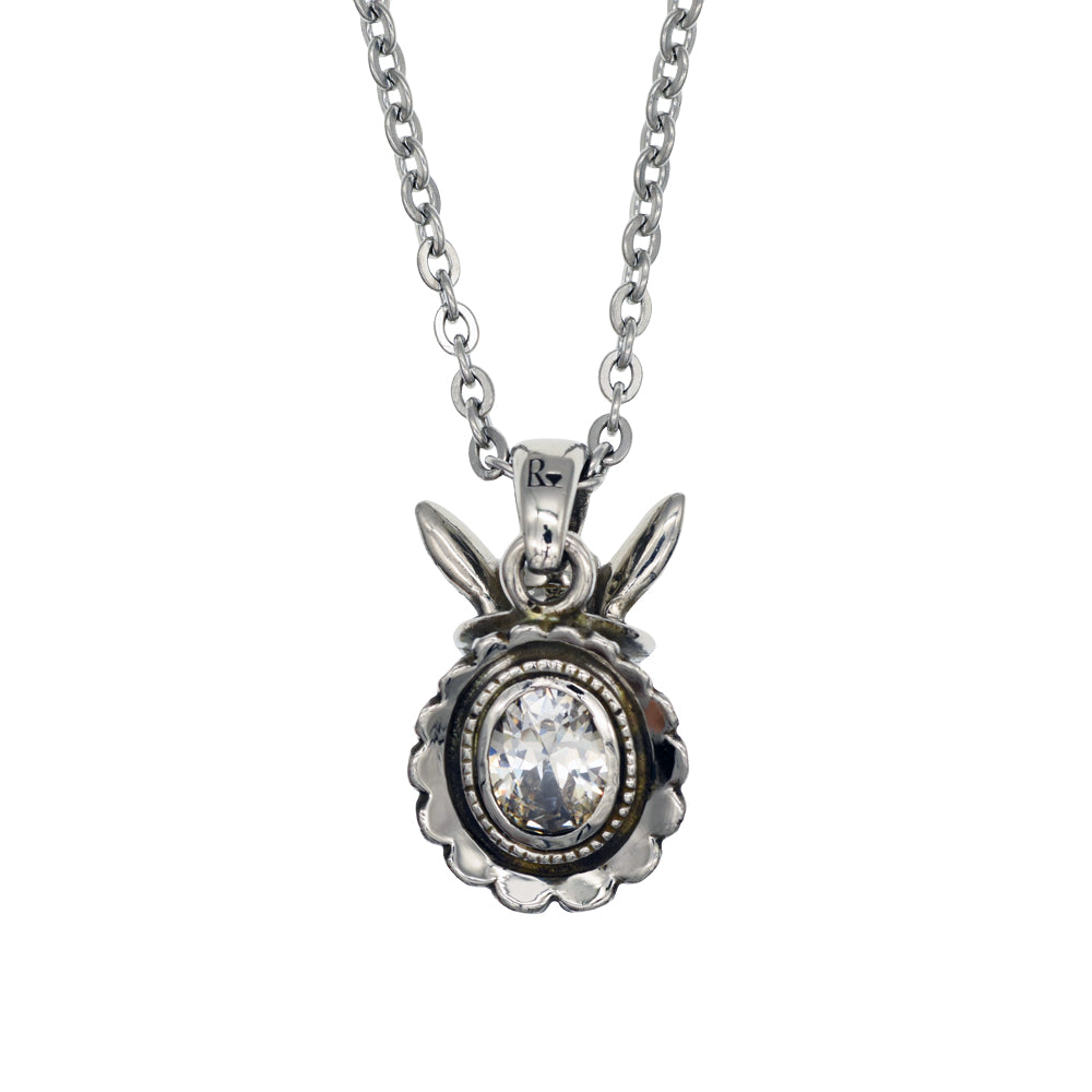 ALICE'S WHITE RABBIT NECKLACE