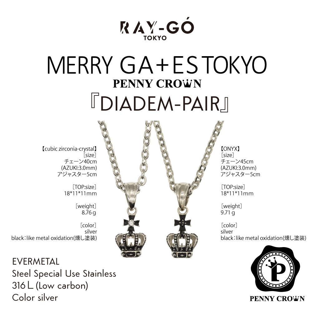 PENNY CROWN DIADEM-PAIR