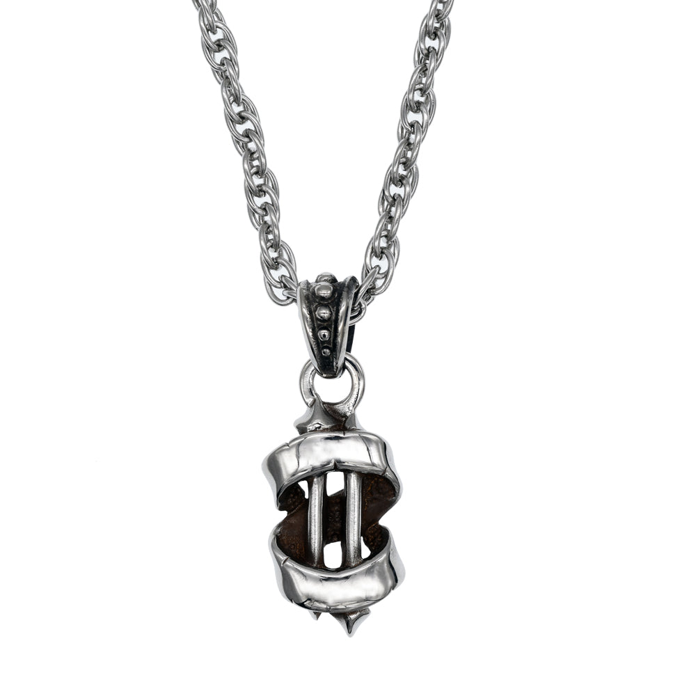 DOLLAR TOP TORSION NECKLACE